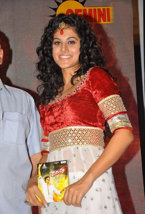 tapsee gorgeous at dharuvu audio launch unseen pics